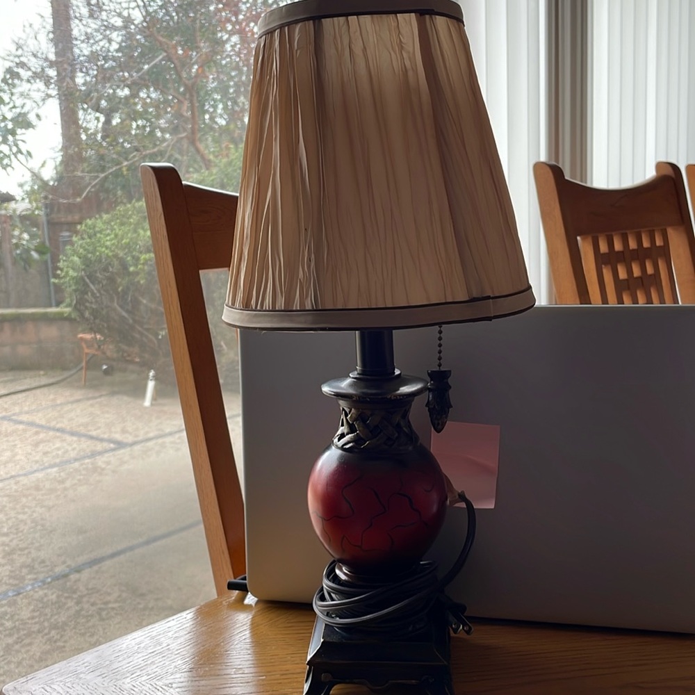 Modern Table Lamp 17” Inches Tall